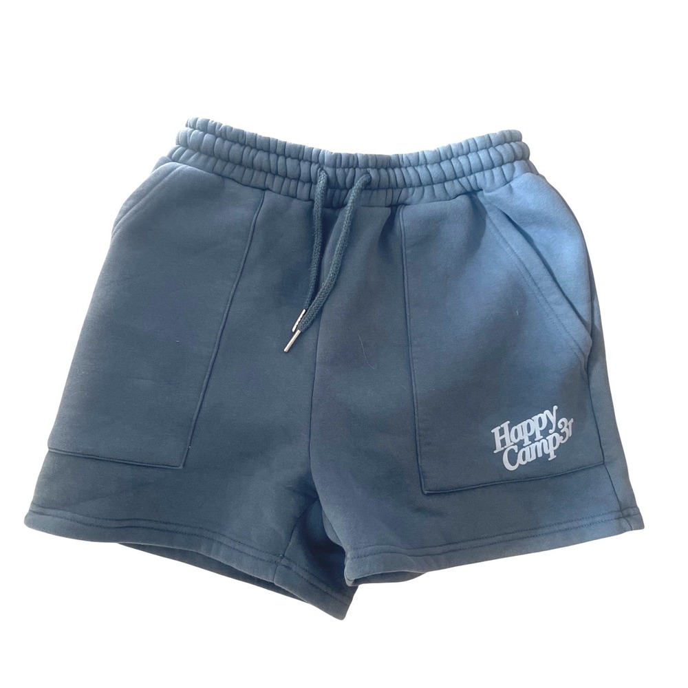 Happy Camper Women's Athletic Shorts - Blue